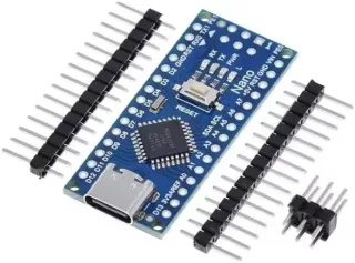 Nano V3 Development Board with ATMEGA328P Microcontroller, USB Type-C Interface, 43.1mm x 18.4mm Compact Arduino-Compatible Controller for DIY Prototyping