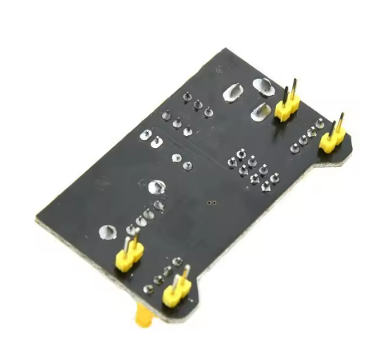 MB102 Breadboard Power Supply Module, 2-Channel 5V/3.3V Regulator Board, Mini USB + DC Barrel Jack Input, Dual Rail Output with Jumpers, On/Off Switch & Power LED, Arduino ESP32 Compatible – image 2