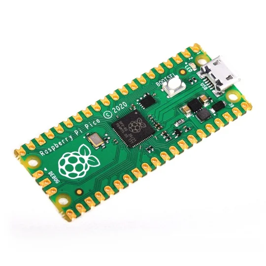 Raspberry Pi Pico RP2040 Microcontroller Board, Dual-Core Arm Cortex-M0+ Up to 133MHz, 264KB SRAM, 2MB Flash, Micro USB, 26 GPIO, PIO, ADC, MicroPython & Arduino Compatible – image 2