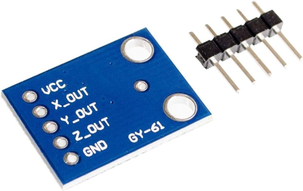 GY-61 ADXL335 3-Axis Accelerometer Module, Analog Output ±3g Acceleration/Tilt Sensor Board, 3.3V–5V Compatible for Arduino, DIY Robotics, Motion & Vibration Projects – image 2