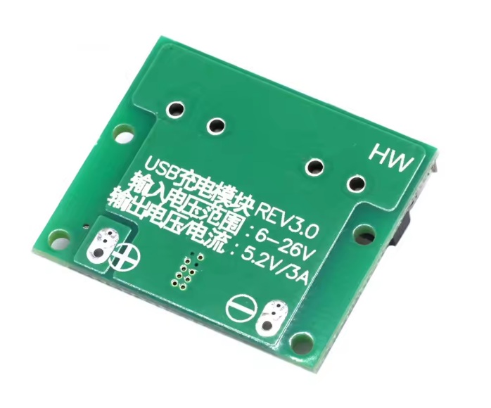 DC-DC Buck USB Power Supply Module, 6-26V to 5.2V 3A Step-Down Converter, Dual USB Output for DIY Electronics – image 2