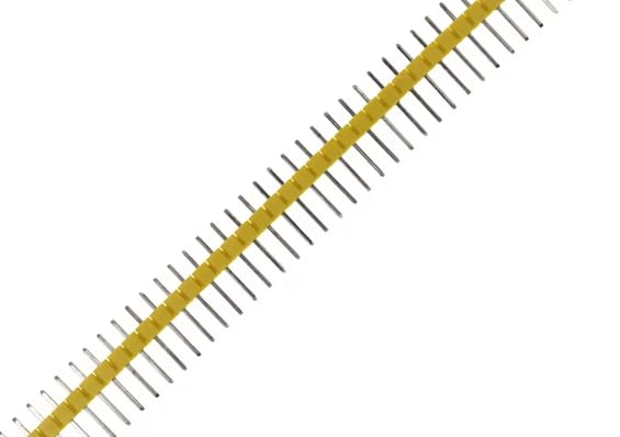 40-Pin Header Connector Kit, 2.54mm Single Row Male, PCB Pin Strip for Arduino, 12-Pack, Multi-Color – image 3