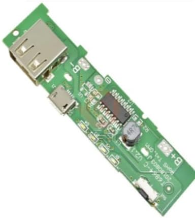 5V 1A Power Bank PCB Module for 18650 Li‑ion Battery, USB Output Step‑Up Boost Converter Board with Micro USB Charging Input, DIY Portable Charger Protection Circuit – image 3