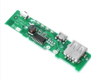 5V 1A Power Bank PCB Module for 18650 Li‑ion Battery, USB Output Step‑Up Boost Converter Board with Micro USB Charging Input, DIY Portable Charger Protection Circuit