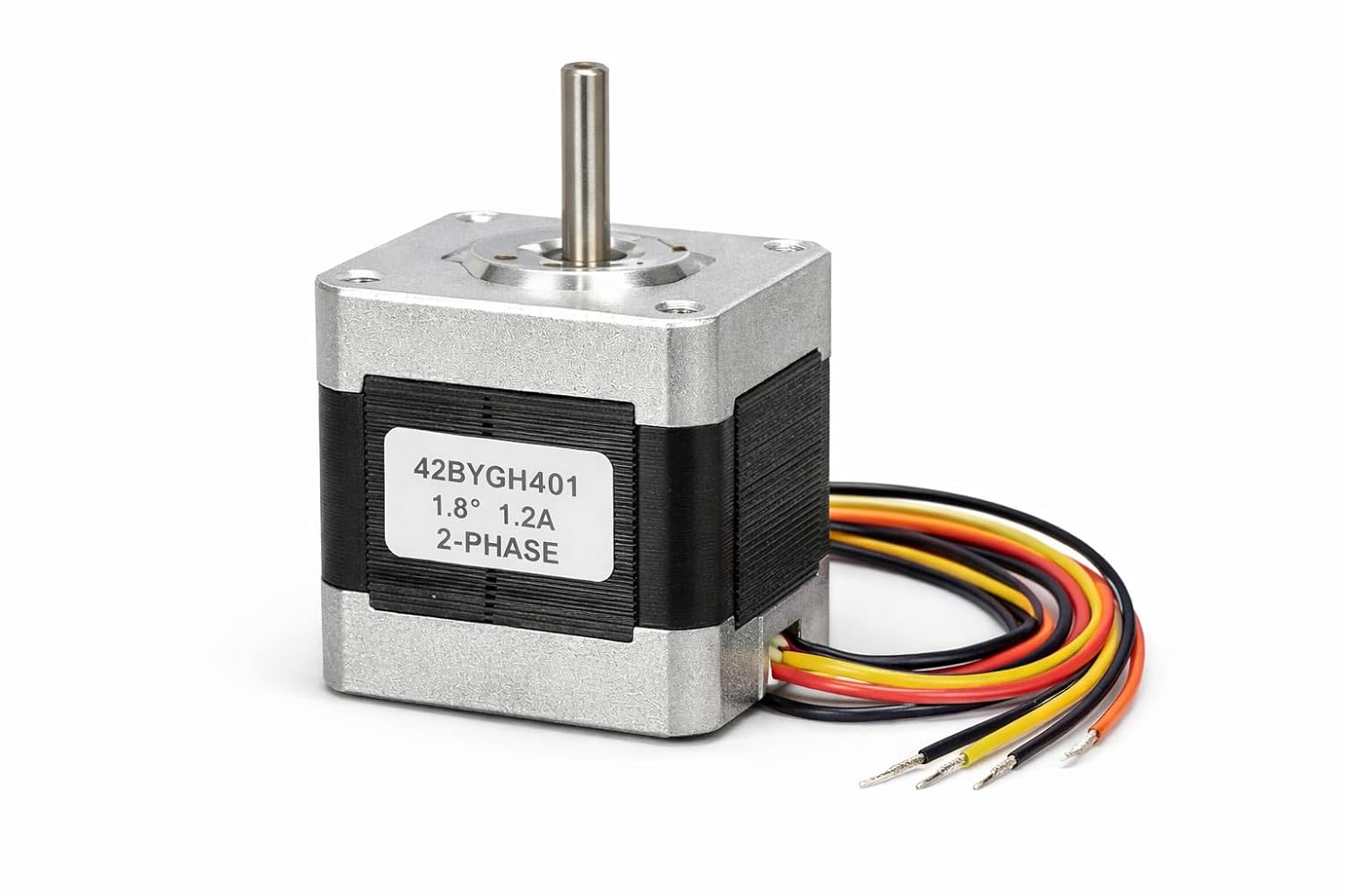 NEMA 17 Stepper Motor 42BYGH401 2-Phase 1.8° Step Angle 1.2A Rated Current, 4-Wire Bipolar CNC/3D Printer Motor for Linear Motion, Robotics, DIY Automation Projects – image 3