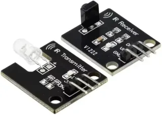 IR Infrared Transmitter + Receiver Module Set 38KHz, Digital IR Sensor Pair with 3-Pin Interface for Arduino UNO Mega Nano, DIY Remote Control Decode/Send, Electronic Building Block