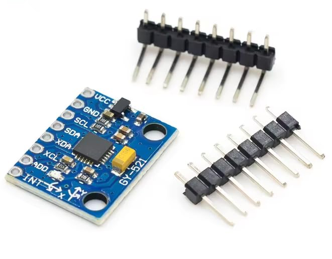GY-521 MPU-6050 6DOF IMU Sensor Module – 3-Axis Gyroscope + 3-Axis Accelerometer, I2C – image 3