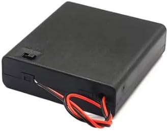 4AA Battery Holder Case with ON/OFF Switch and Cover – image 2