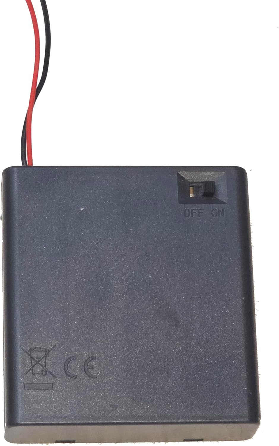 4AA Battery Holder Case with ON/OFF Switch and Cover