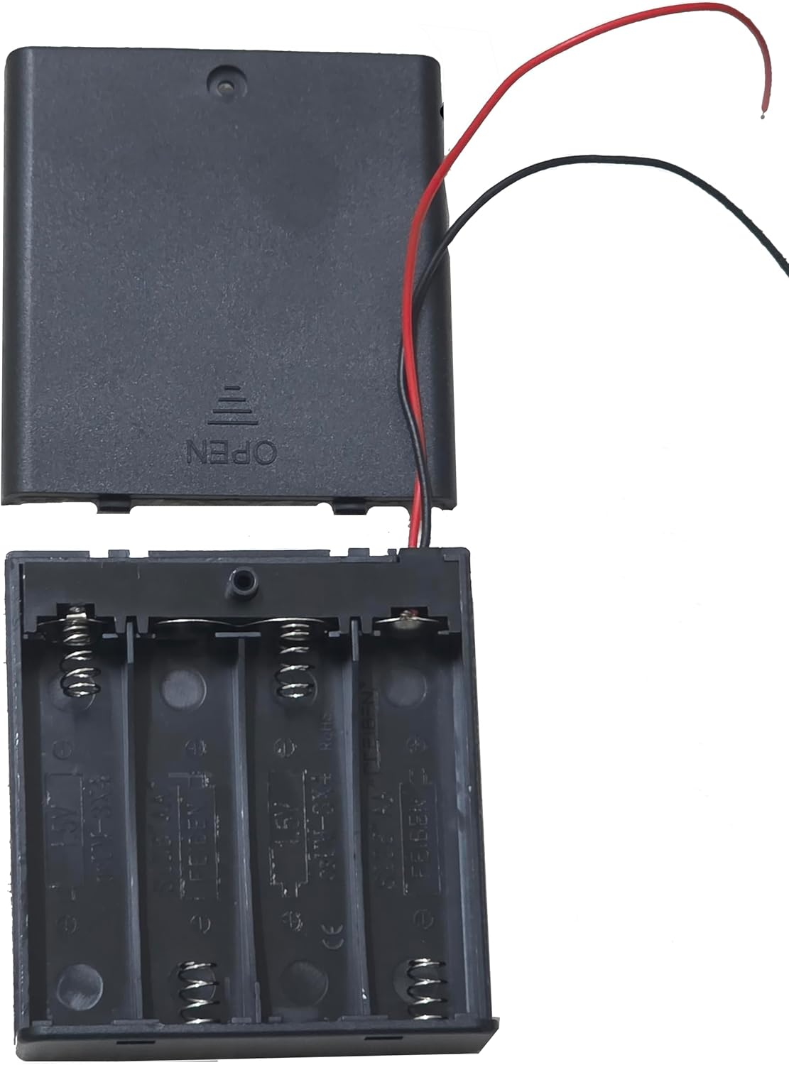 4AA Battery Holder Case with ON/OFF Switch and Cover – image 4
