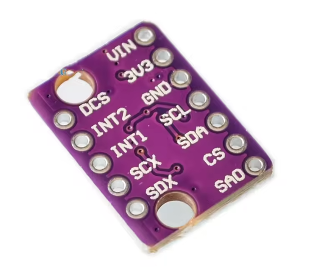 LSM6DS3 6-Axis IMU Sensor Module (3-Axis Accelerometer + 3-Axis Gyroscope) with I2C/SPI Interface and Temperature Sensor for Arduino & DIY Projects – image 2