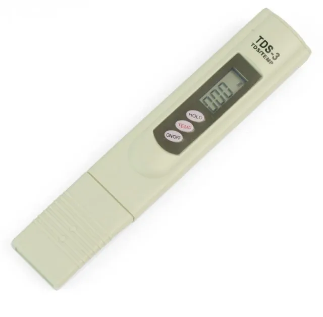 Digital TDS Meter Pen with Temperature, Water Quality Tester (0–9999 ppm) with Hold Function