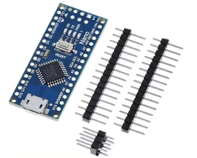 Arduino Nano Compatible Board (ATmega328P) with Micro USB, Mini Development Board for DIY Projects