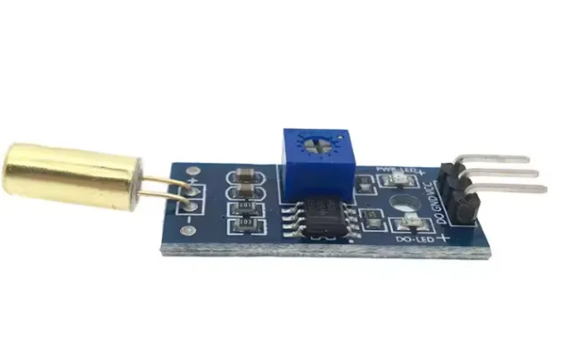 SW-520D Tilt Sensor Module with Adjustable Sensitivity, Angle/Vibration Switch Board for Arduino & DIY Projects