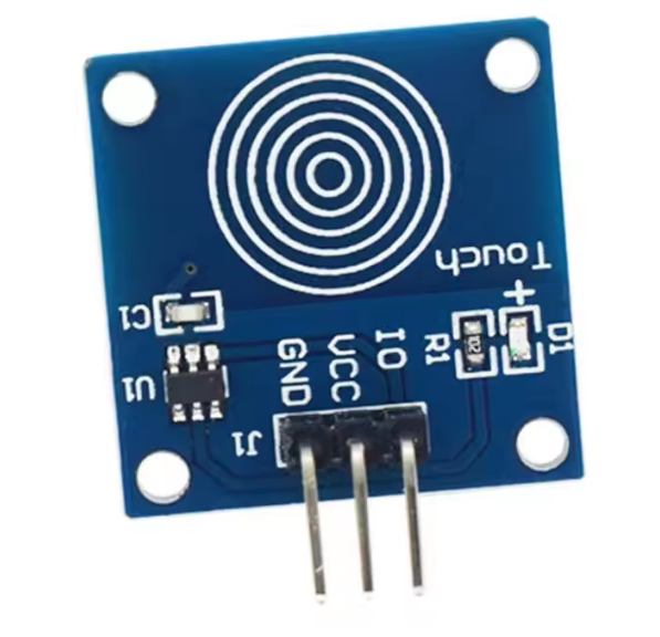 TTP223 Capacitive Touch Sensor Module, 1-Channel Touch Switch Button for Arduino & DIY Projects – image 2