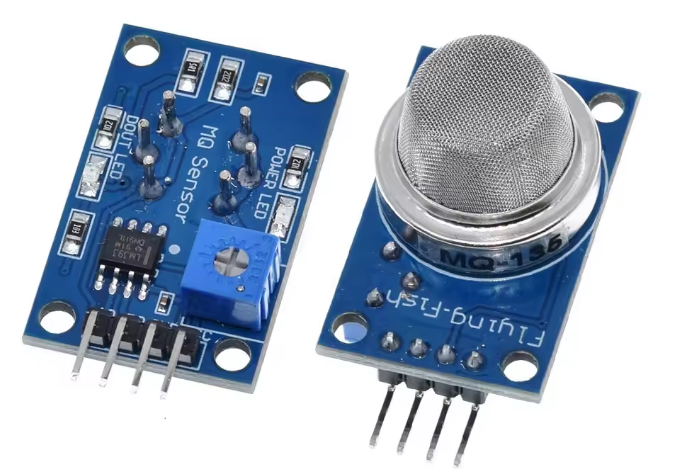 MQ-135 Air Quality Gas Sensor Detection Module for Arduino & DIY, Analog Output, Detects CO2/Ammonia/Smoke/VOCs, Adjustable Sensitivity with Onboard Potentiometer, 5V Compatible – image 2