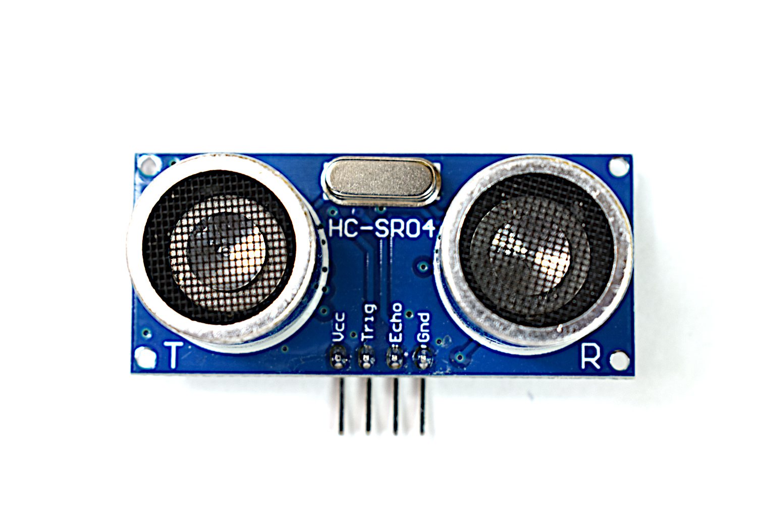 HC-SR04 Ultrasonic Distance Sensor Module for Arduino, Raspberry Pi & DIY Robotics Projects, 5V Trigger/Echo Interface, Non-Contact Range Measurement, Breadboard Friendly Pins