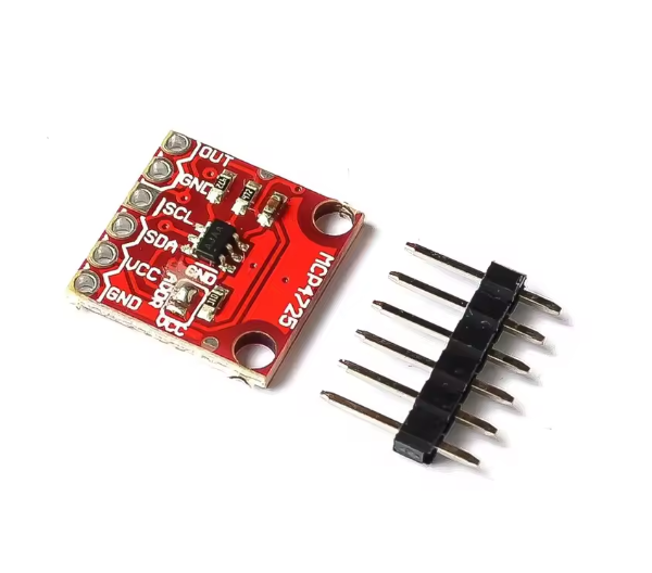 MCP4725 I2C DAC Breakout Module Development Board for Arduino, 12-Bit Digital-to-Analog Converter, I2C Interface, Onboard EEPROM, 3.3V/5V Logic Compatible (Module)