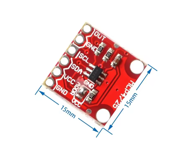MCP4725 I2C DAC Breakout Module Development Board for Arduino, 12-Bit Digital-to-Analog Converter, I2C Interface, Onboard EEPROM, 3.3V/5V Logic Compatible (Module) – image 3