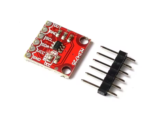 MCP4725 I2C DAC Breakout Module 12-Bit Digital-to-Analog Converter with EEPROM, 15x15mm Board, I2C Interface for Arduino, STM32, Raspberry Pi, DIY Prototyping