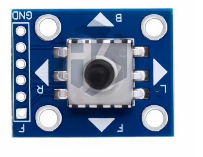 5-Way Navigation Button Module for Arduino, Raspberry Pi & ESP32 Projects, 5-Direction Tact Switch Keypad Board with Center Press, Digital Input Control for Menus, Robotics & DIY UI