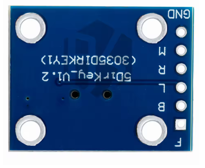 5-Way Navigation Button Module for Arduino, Raspberry Pi & ESP32 Projects, 5-Direction Tact Switch Keypad Board with Center Press, Digital Input Control for Menus, Robotics & DIY UI – image 3