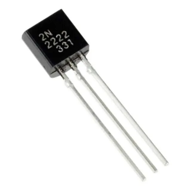 2N2222 NPN Transistor TO-92 2N2222A - General Purpose Switching and Amplification Transistors for Electronics Prototyping