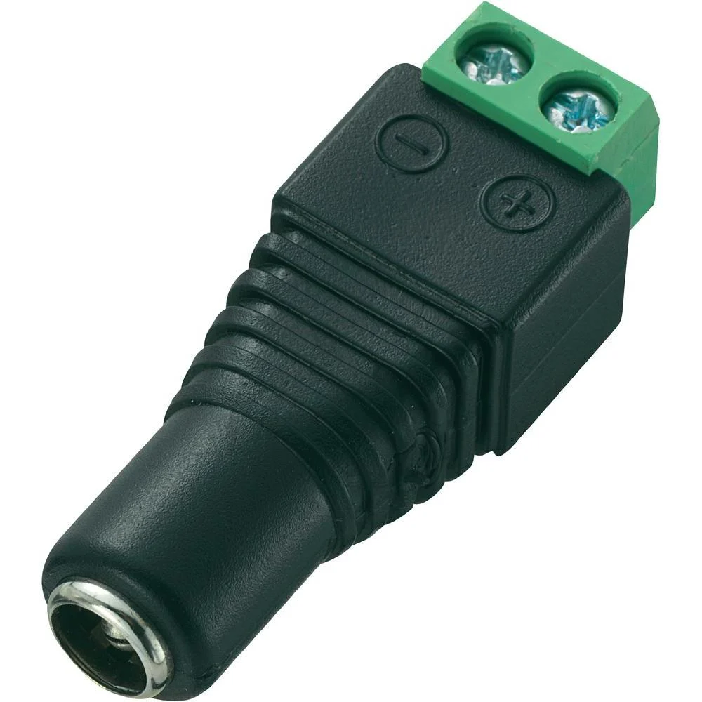 Female 2.1x5.5mm DC Power Jack Adapter Connector Plug for CCTV Camera Security Systems LED Strip Lighting DIY Electronics Arduino and Power Supply Projects (Pack of 10)