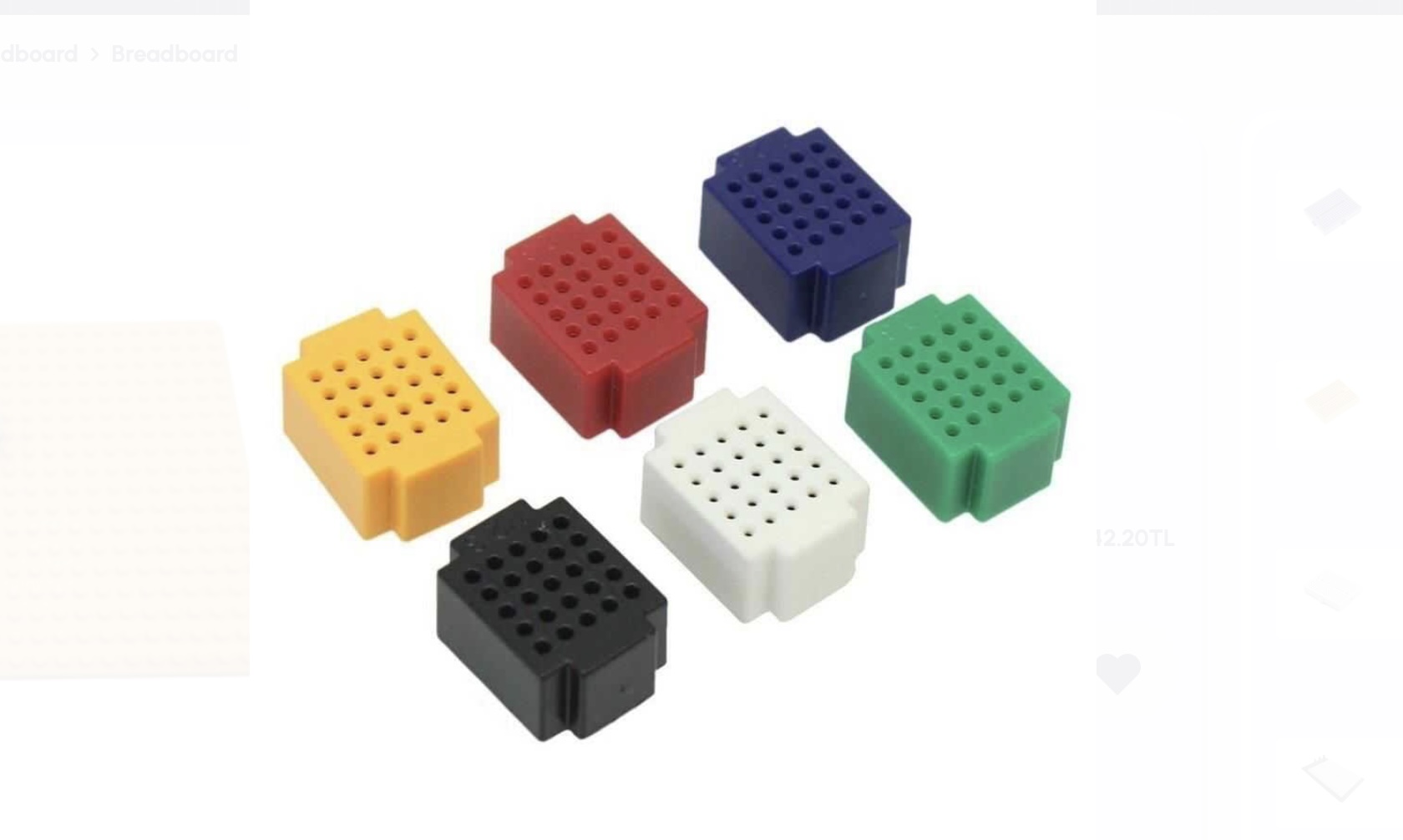 XF-25 Ultra Mini Block Building Breadboard Kit - 6 Pcs 25 Tie Point Boards with 1 Base Plate for Arduino and DIY Electronics Prototyping – image 2