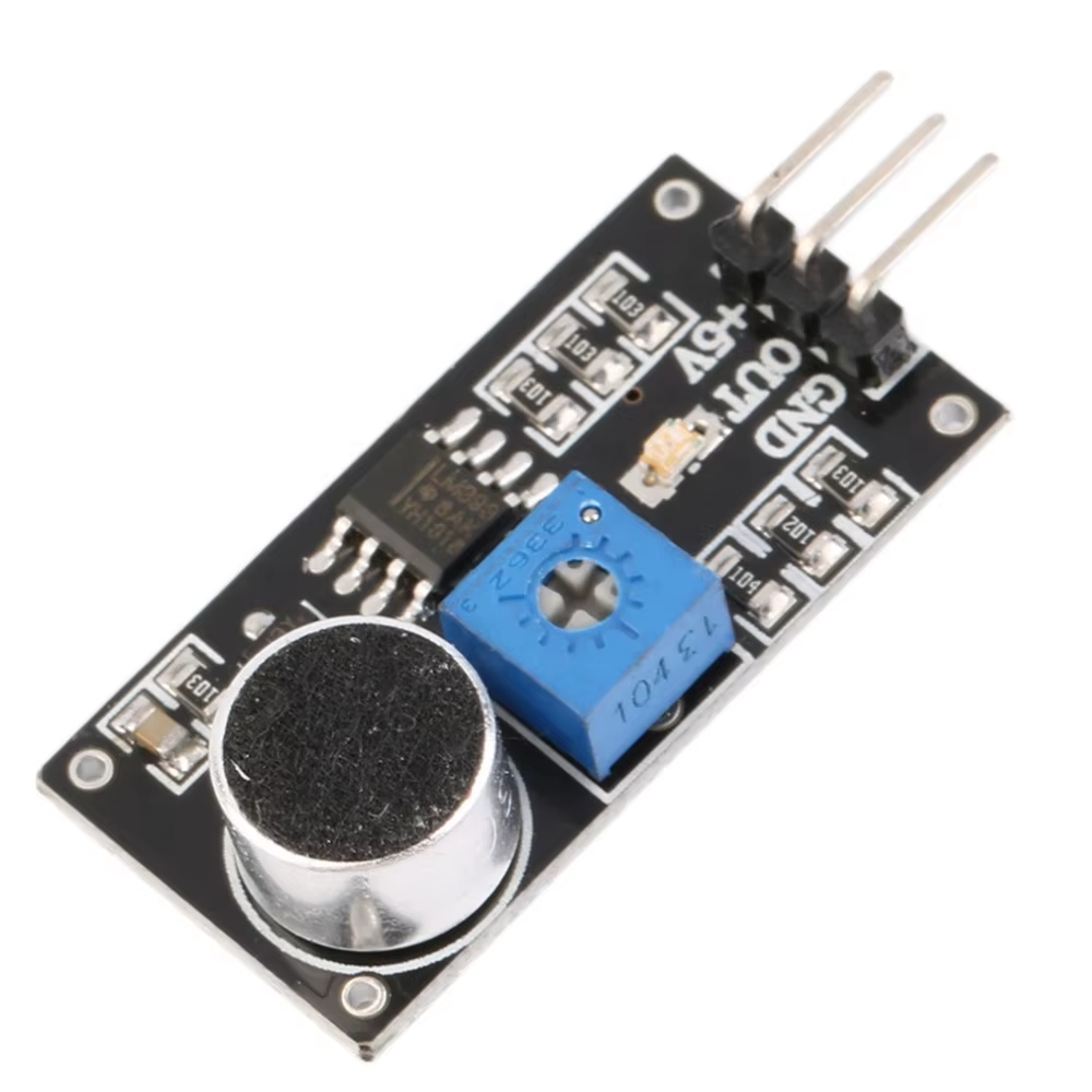 Sound Detection Sensor Module LM393 - Electret Microphone, DC 4V-6V Operating Voltage, Digital Output for Arduino and Raspberry Pi Voice Control DIY Projects – image 3