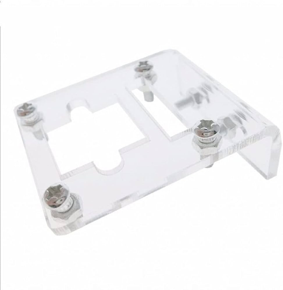 Acrylic Bracket for OV7670 VGA Camera Module - Clear Mount Holder Stand with Mounting Hardware for DIY Electronics and Robotics Projects – image 2