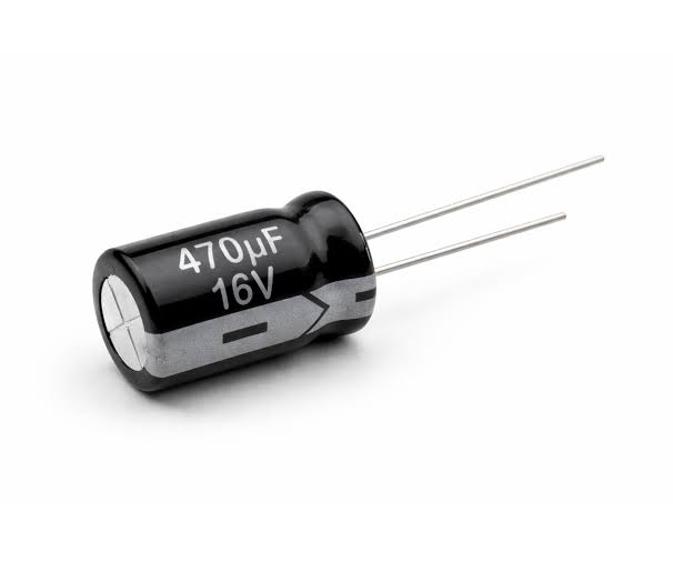 470uF 16V Electrolytic Capacitor Pack - Radial Lead Aluminum Capacitors for Power Filtering and DIY Electronics