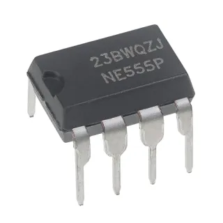 NE555N Timer IC - 8-Pin DIP Precision Pulse Generator and Oscillator Chip for Analog Timing, Monostable and Astable Circuits