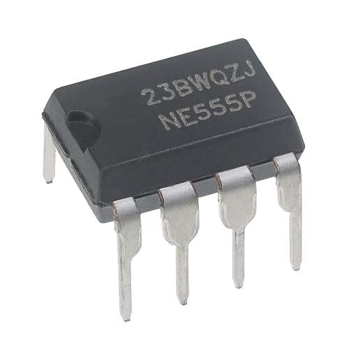 NE555N Timer IC - 8-Pin DIP Precision Pulse Generator and Oscillator Chip for Analog Timing, Monostable and Astable Circuits