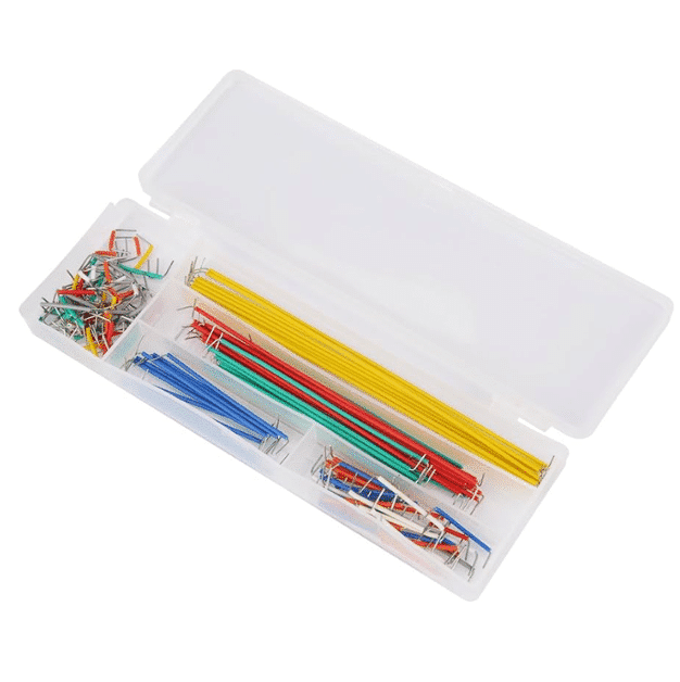 140pcs U Shape Shield Breadboard Jumper Wires Kit - Assorted Lengths Male to Male Rigid Wire Set for Arduino Prototyping and Electronic DIY Circuits