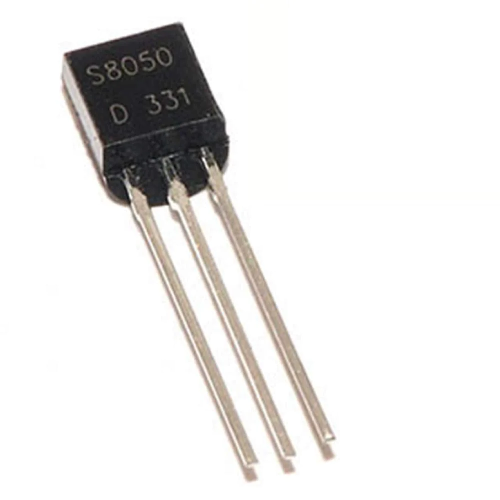 S8050 NPN Transistor Pack - 700mA 25V TO-92 Through-Hole Bipolar Transistors for Electronic Switching and Arduino Projects