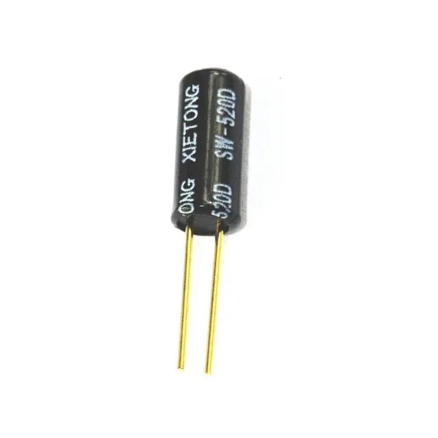 SW-520D Vibration Sensor Metal Ball Tilt Switch - Mercury Free Orientation and Motion Detector Module for Arduino and Raspberry Pi DIY Electronics Projects