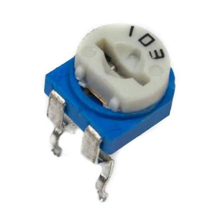 10K Ohm Rotary Potentiometer PCB Type - 3-Pin Variable Resistor for Arduino Analog Input & DIY Electronics
