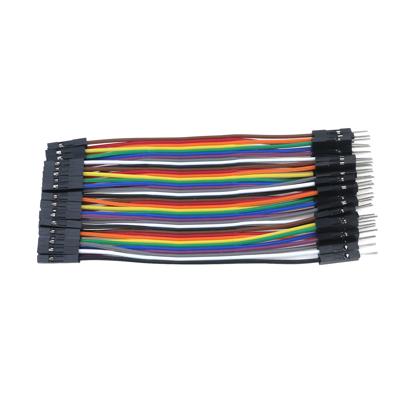 Jumper Wire Assorted Pack 120 Pieces - Male-to-Male, Male-to-Female, Female-to-Female 10cm Ribbon Cables for Breadboard & Arduino Prototyping – image 4