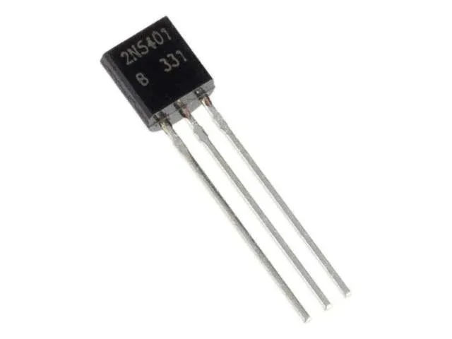 2N5401 PNP High-Voltage Transistor - 150V 600mA TO-92 BJT Triode for Audio Amplifier Stages, Driver Circuits, and DIY Electronics Prototyping