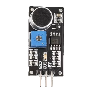 Sound Detection Sensor Module LM393 - Electret Microphone, DC 4V-6V Operating Voltage, Digital Output for Arduino and Raspberry Pi Voice Control DIY Projects