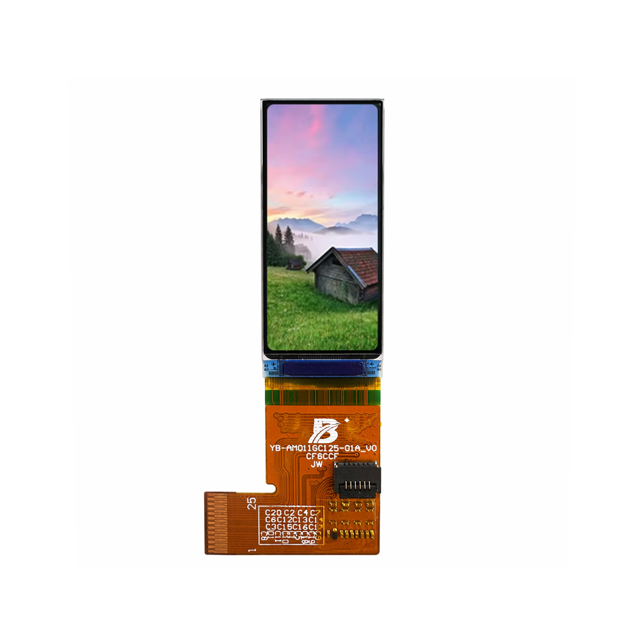 YB-AM011C125-01A V0 1.10 Inch AMOLED Display Module - 126x294 Resolution, Full Color, for Wearable Electronics & Embedded DIY Projects
