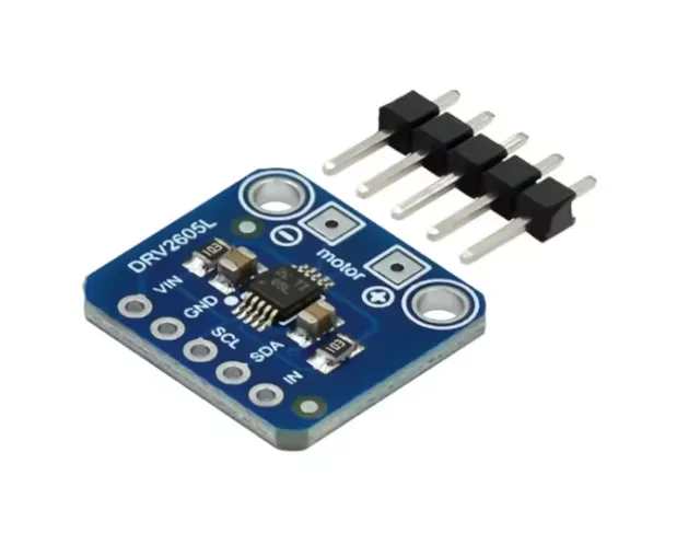 DRV2605L Haptic Motor Driver Breakout Board - I2C Interface, ERM and LRA Actuator Support, for Arduino and Raspberry Pi Haptic Feedback Projects