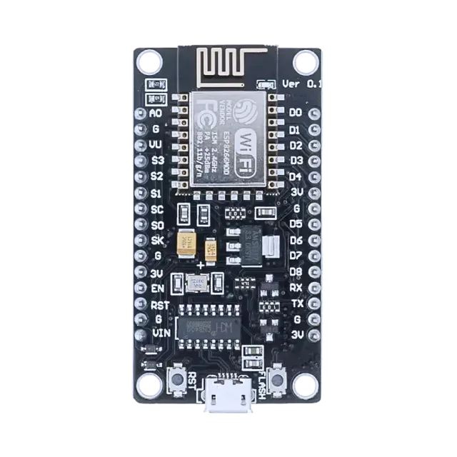 ESP8266 Development Board NodeMCU V3 - ESP-12E CH340G WiFi Micro-USB, Arduino IDE Ready IoT Microcontroller