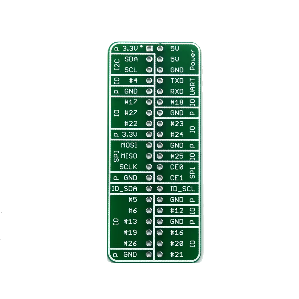 GPIO Reference Card V1.0.0 for Raspberry Pi - 40-Pin Header Pinout Diagram Board for Model B+ Pi 2 Pi 3 Pi 4 Zero Prototyping and DIY Electronics — view 2