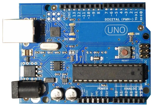 Arduino UNO R3 Compatible Microcontroller Board - ATmega328P Chip with USB Cable for DIY Electronics and Programming