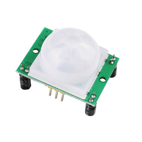 HC-SR501 PIR Motion Sensor Module - Infrared Human Detection, Adjustable Delay and Sensitivity, for Arduino and Raspberry Pi DIY Projects