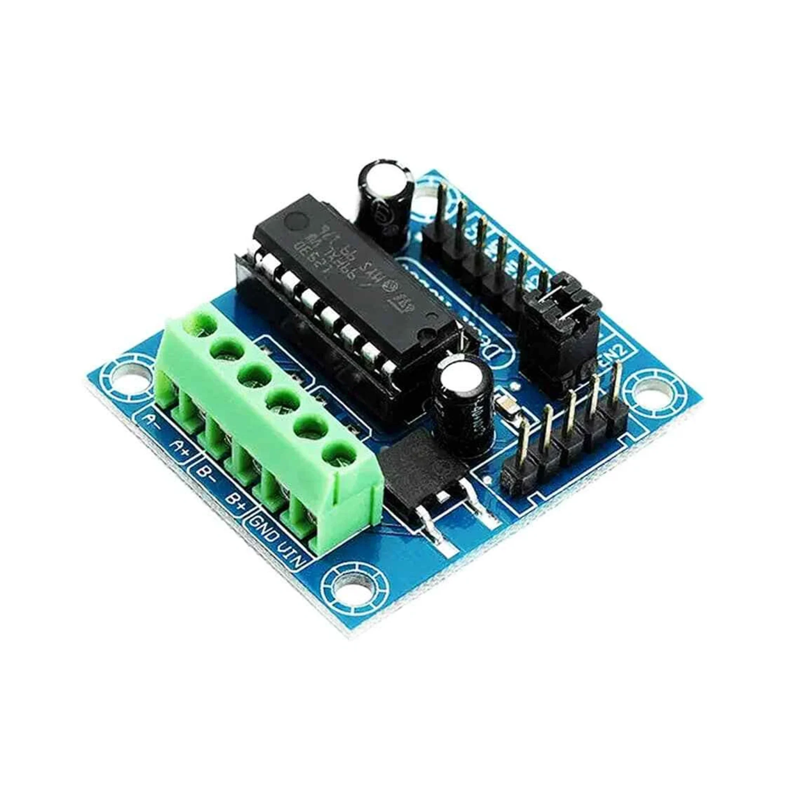 L293D 4 Channel DC Motor Driver Shield - Dual H-Bridge Motor Control Board for Arduino and Robotics Projects — view 3