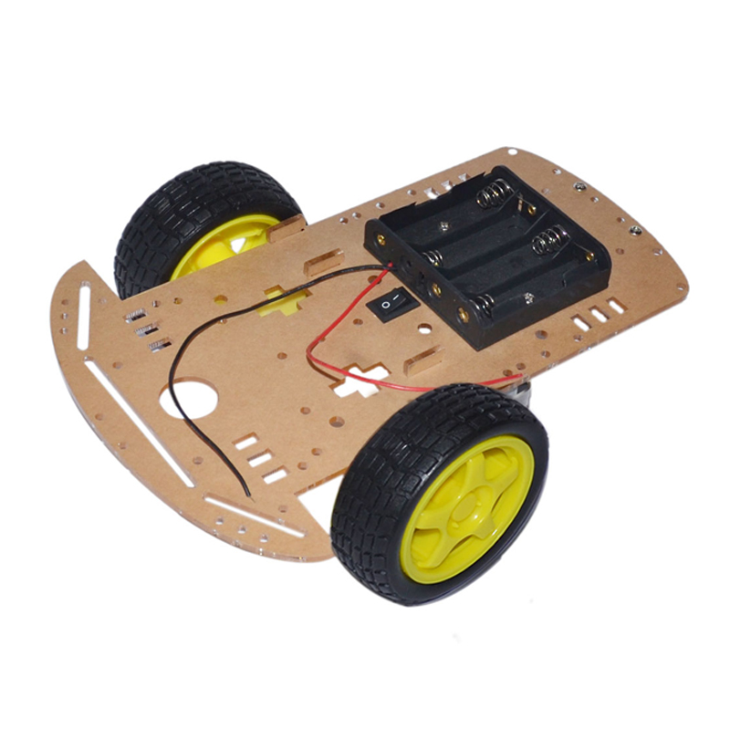 Smart Car Chassis Kit 2WD - DIY Robot Platform with Speed Encoder, DC 6V Motors, and Battery Box for Arduino and STEM Robotics Education — view 2