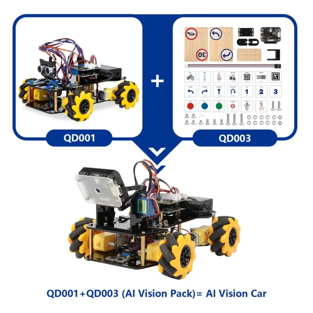 ACEBOTT QD003 AI Vision Expansion Pack (K210) for QD001 Smart Car